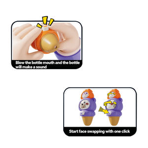 Cartone animato Mini fischio giocattoli bocca pronuncia muscolare fischio di formazione bella auto - Product Image 2