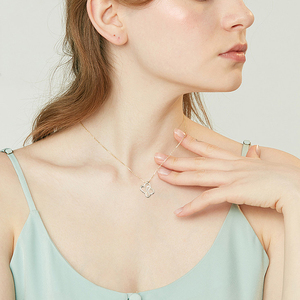 Women's Heart Necklace <b>Cross</b> Border Multi Exclusive Experienced Exporter Electrophoretic Coating Color Retention Time Gift - Product Image 3