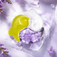 Lessive liquide 3-en-1 Megawash en dosettes, parfum fruité, écologique, pour vêtements jetables