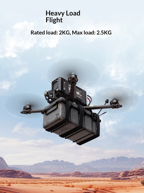 Beginner-Friendly FPV Racing Drone 7-inch Four-Axis 6-Level Wind Resistance 2.2KG Payload with Aerial Photography 10km+