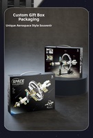 Kit créatif TEM DIY, modèle de navette spatiale éducatif scientifique, collection de blocs de construction, jouet pour enfants, exploration spatiale