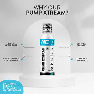 Best Quality L-Arginine 2000mg Nutricore Pump-Xtream Flavored <b>Powder</b> 450ml Adult Improved Sport Performance - Product Image 2