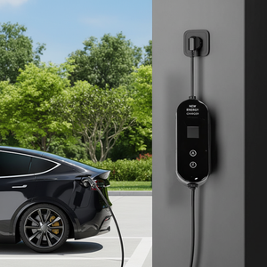 Pengisi Daya EV Portabel 16A 220V Tipe1/Tipe2 Tiang Pengisian Mobil Listrik 3.5KW - Product Image 1