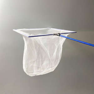 Filet de pêche durable <span class=keywords><strong>pour</strong></span> petits poissons rouges, mini filet carré <span class=keywords><strong>pour</strong></span> aquarium, accessoires <span class=keywords><strong>pour</strong></span> aquarium, en plastique - Product Image 4