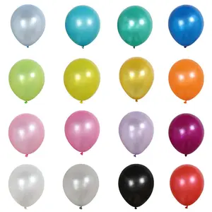 Haute qualité 12 pouces perle Latex ballons ballon métallique pour joyeux anniversaire décoration de fête de mariage Globos décoration de fête