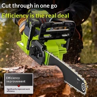 Tronçonneuse électrique professionnelle sans balais 42V 3000W avec guide-chaîne de 18 pouces, haute vitesse, alimentée par batterie, pour la coupe du bois (OEM)
