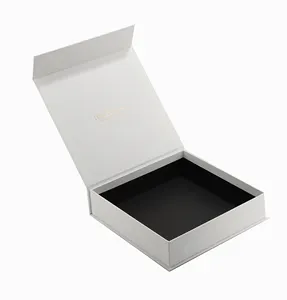 Boîte cadeau magnétique de luxe personnalisée en papier carton avec logo personnalisé