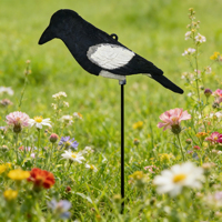 Décoy réaliste en plastique PE floqué pour le chasse en extérieur, imitation pie et corbeau, vente en gros