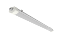 Lampu Batten Sensor Dimming 4FT 36W IP66 Tahan Uap, Dapat Diredupkan, Perlengkapan Penerangan Supermarket, SAA CE RoHS, Garansi 5 Tahun