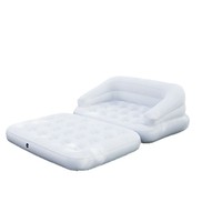 Matelas gonflable double pour le commerce extérieur, idéal pour le camping en extérieur, les festivals de musique, lit d'appoint paresseux, résistant à l'humidité, avec revêtement floqué