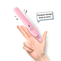 Mini lisseur et fer à boucler 2-en-1 avec revêtement céramique, fer à lisser de voyage pour franges et boucles vers l'intérieur, coiffage portable