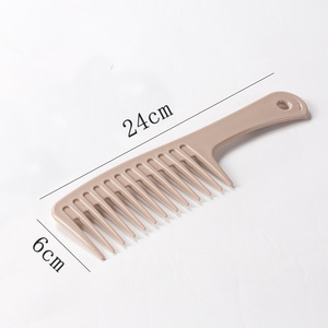 Peignes à cheveux professionnels antistatiques à dents larges avec logo, vente en gros, brosse à cheveux carrée démêlante durable personnalisée - Product Image 3