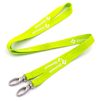 Cordon de téléphone en nylon à sublimation personnalisée avec sangle de porte-clés Accessoire universel pour bandoulière avec porte-carte d'identité Offre promotionnelle
