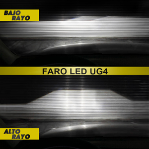 Phare LED UGGV 4 faces 50W 9000LM Haute Puissance 6000K Faisceau Blanc Longue Durée Ampoule de Remplacement Automobile Universelle - Product Image 3