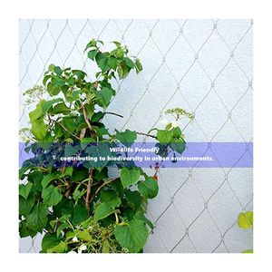 Marco de hierro de PVC de alta calidad, malla de esgrima para zoológico, Panel tejido a mano bajo para entrada de césped, excelente seguridad para parque de animales exóticos - Product Image 5