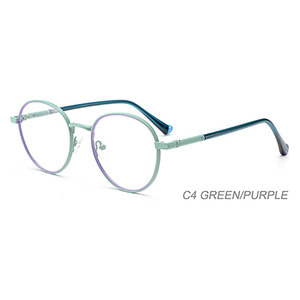 LJM6001 Métal Rétro Rond Unisexe IP galvanoplastie Artisanat Optique Cadres <span class=keywords><strong>Lunettes</strong></span> Montures <span class=keywords><strong>Lunettes</strong></span> Vente en gros <span class=keywords><strong>Lunettes</strong></span> - Product Image 4