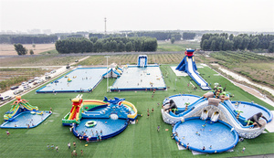 <span class=keywords><strong>Parc</strong></span> <span class=keywords><strong>aquatique</strong></span> gonflable <span class=keywords><strong>Parc</strong></span> <span class=keywords><strong>aquatique</strong></span> géant à usage résidentiel en vente Installations d'amusement aquatiques gonflables - Product Image 2