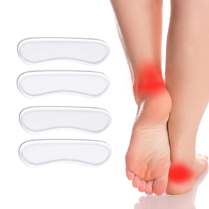 Cuscinetti in Gel di <span class=keywords><strong>Silicone</strong></span> Trasparente per <span class=keywords><strong>Tallone</strong></span>, <span class=keywords><strong>Solette</strong></span> Antiscivolo per Scarpe da Ballo, Protezione Anti-Frizione per la Cura dei Piedi HA00401 - Product Image 5