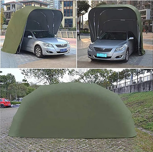 Abri de voiture pliable rétractable, abri de voiture étanche, garage, <span class=keywords><strong>stationnement</strong></span> de véhicules, <span class=keywords><strong>camping</strong></span> <span class=keywords><strong>en</strong></span> métal télescopique, autoportant lourd - Product Image 4