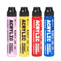 Marqueurs acryliques Bingo Paint Craft Daubers de 30 ml avec éponge, ensemble de marqueurs artistiques emballés