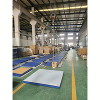 Plateforme de pesage 2,0 x 2,0 m 3t, balance au sol homologuée OIML 3 tonnes avec cellule de pesage YZC et indicateur LP7517