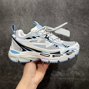 Chaussures de sport blanches de haute qualité pour hommes et femmes, conçues par des designers, avec lacets et doublure en mesh, pour un style décontracté. - Product Image 2