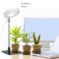 Lampu Tanam LED Adjustable Aluminium Alloy Angel Ring Merah-Biru Spektrum Penuh IP44 Pencahayaan Tambahan untuk Tanaman Hijau dan Bunga