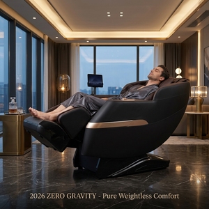 Silla de <span class=keywords><strong>Masaje</strong></span> Ergonómica Inteligente OYEAL 3D Zero Gravity Shiatsu con Airbags y Cobertura Corporal Completa, Enchufable, 1 Año de Garantía - Product Image 3