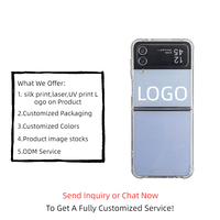 Casing Anti Benturan TPU & PC untuk Z Fold 3/4 & Z Flip 4/5 dengan Ketebalan 1.5mm Desain Gaya Ins