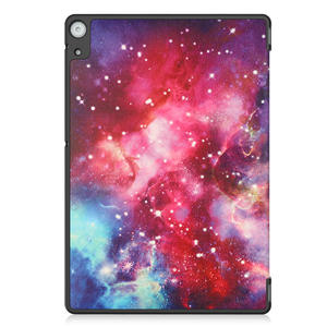 ใหม่เคสป้องกันอัจฉริยะพับไ<span class=keywords><strong>ด</strong></span>้สามทบมีขาตั้งเคสกันกระแทก<span class=keywords><strong>ด</strong></span>้านหลังพร้อมฟังก์ชั่นปลุกอัตโนมัติสำหรับ DoCoMo dtab D-51c 10.1นิ้ว - Product Image 1