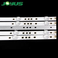 Barre LED pour téléviseur Telefunken, éclairage arrière, lampe LB-PF3528-GJD2P5C435X10-B H LBM420P1001-DM-2 GJ-2K16-430-D510-V4 LBM420P1001-DM-2 10 LED