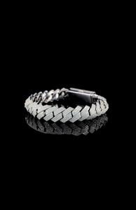 Pulsera Moissanita Personalizada Plata de Ley 925 Iced Out Hip Hop Joyería Lujo Declaración Diamante Joyería - Product Image 2