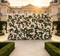 Système de mur végétal artificiel modulaire, panneau de verdure pour jardin vertical personnalisé, pour projets commerciaux, fournisseur de décoration de projets