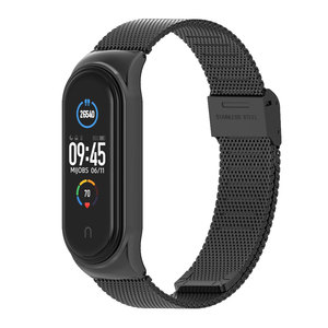 Correa de Reloj Inteligente de Acero Inoxidable Mijobs en Oferta para Xiaomi <span class=keywords><strong>Mi</strong></span> <span class=keywords><strong>Band</strong></span> 6 5 4 <span class=keywords><strong>3</strong></span>, Brazalete <span class=keywords><strong>Amazfit</strong></span> <span class=keywords><strong>Band</strong></span> 5 - Product Image 4