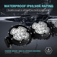 Barre lumineuse LED ambrée modulaire super lumineuse de 42 pouces, connectable, pour Wrangler, Bronco, Toyota Tacoma, Ranger, Gladiator, tout-terrain 4x4