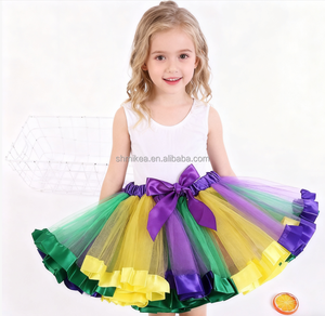 Mini jupe en tulle tutu pour filles, déguisement de ballet de mardi <span class=keywords><strong>gras</strong></span>, tutu princesse pour mardi <span class=keywords><strong>gras</strong></span> - Product Image 2