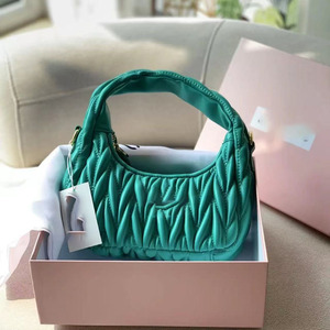 M Luxury Women's Handbag PU Nylon Chain Decoration <strong>Striped</strong> Pattern Fashion Style for Ladies Perfect Gift Dumpling <strong>Bag</strong>
