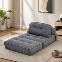 Canapé-lit en éponge compressée le plus vendu, fauteuil de sol individuel en velours côtelé, emballage sous vide, mobilier de salon