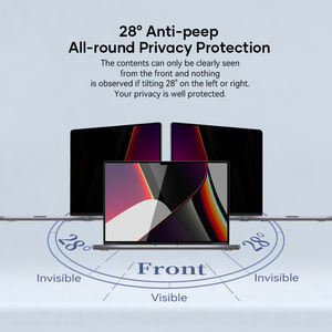 Protecteur d'écran de confidentialité magnétique <span class=keywords><strong>pour</strong></span> <span class=keywords><strong>MacBook</strong></span> Anti-espion ordinateur portable Film de protection amovible filtre de confidentialité - Product Image 3