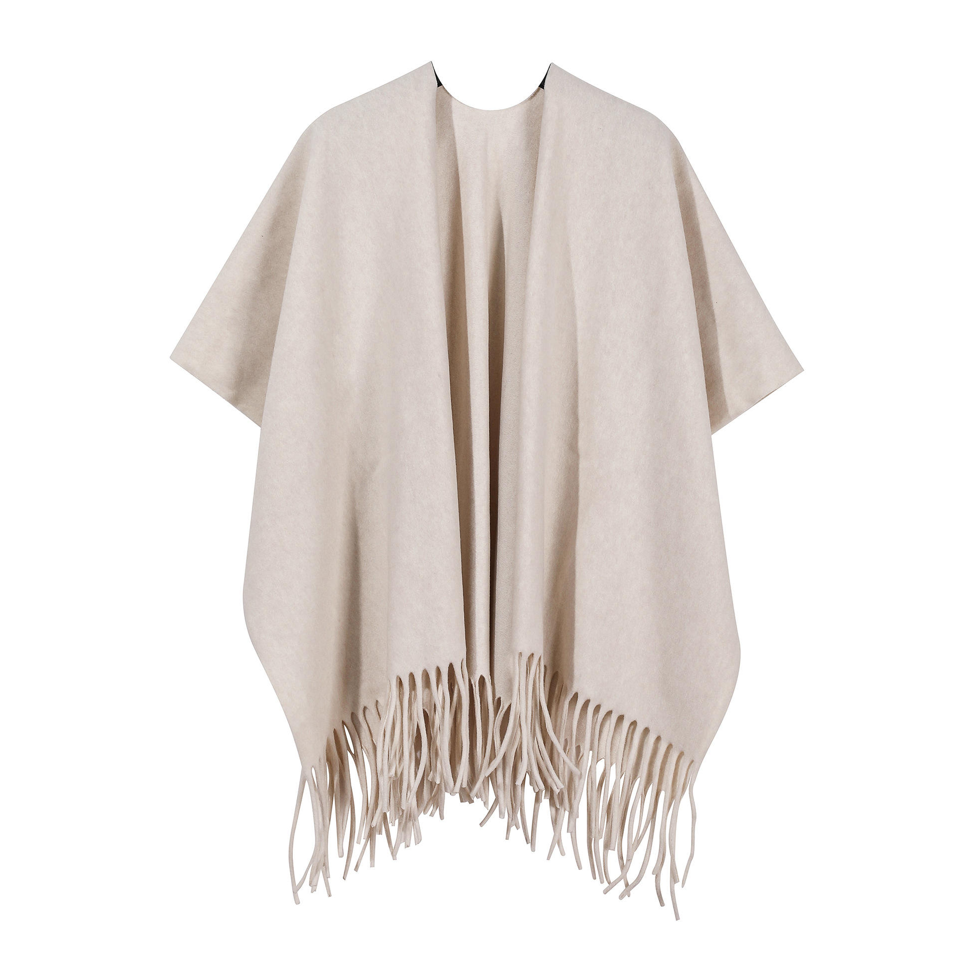 Plain tassel-beige