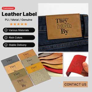 Custom Real Leather Label Embossed Personalized Genuine Leather Tag Custom Logo Patch for Bags Handbag Clothing - Product Image 6