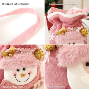 Adornos Navideños Surtidos con Cordón, Copo de Nieve Tejido y Manzana Navideña con Lentejuelas Rosas para Recuerdos de Fiestas, Venta al por Mayor de Fábrica - Product Image 5