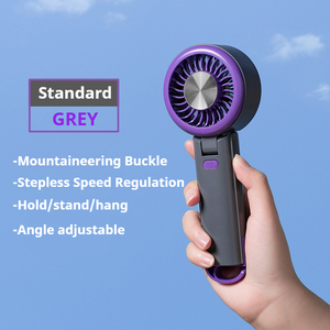 พัดลมขนาดเล็กแบบตั้งโต๊ะแบบพกพาสำหรับสำนักงานและหอพักดีไซน์การ์ตูนระบายความร้อนเซมิคอนดักเตอร์เย็นและง่ายต่อการปรับรูปร่าง - Product Image 4