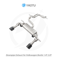 YT Mittelteil-Auspuffanlage mit Elektronischen Doppelventilen für Volkswagen Beetle 1.4T / 2.0T
