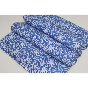 Botanical Hand Block Print 100% Cotton Sustainable Fabric India Boho Clothing Fabric Artisan Made <b>Kaftan</b> - Product Image 5