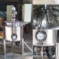 Machine de fabrication de produits à haute viscosité à double couche, mélangeur émulsifiant chauffant électrique, fournisseur chinois