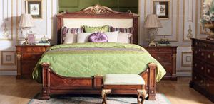 French Royal Bedroom Set Solid Wood <strong>Bed</strong> With <strong>Pillars</strong> - Product Image 5