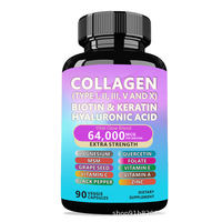 Soin de la peau, des cheveux et des ongles, soutien du cartilage articulaire, anti-âge, antioxydant, réparation du tissu conjoint, complexe multi-collagène, biotine