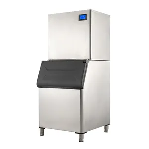 500kg Snooker prezzo a buon mercato commerciale intelligente automatico grande cubo blocco macchina per il ghiaccio macchina per la produzione di ghiaccio per negozio di tè KTV Bar