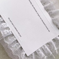 Tarjeta de Invitación de Boda Premium, Decoración de Encaje de Lujo, Estampado en Relieve con Lámina Dorada para Bodas